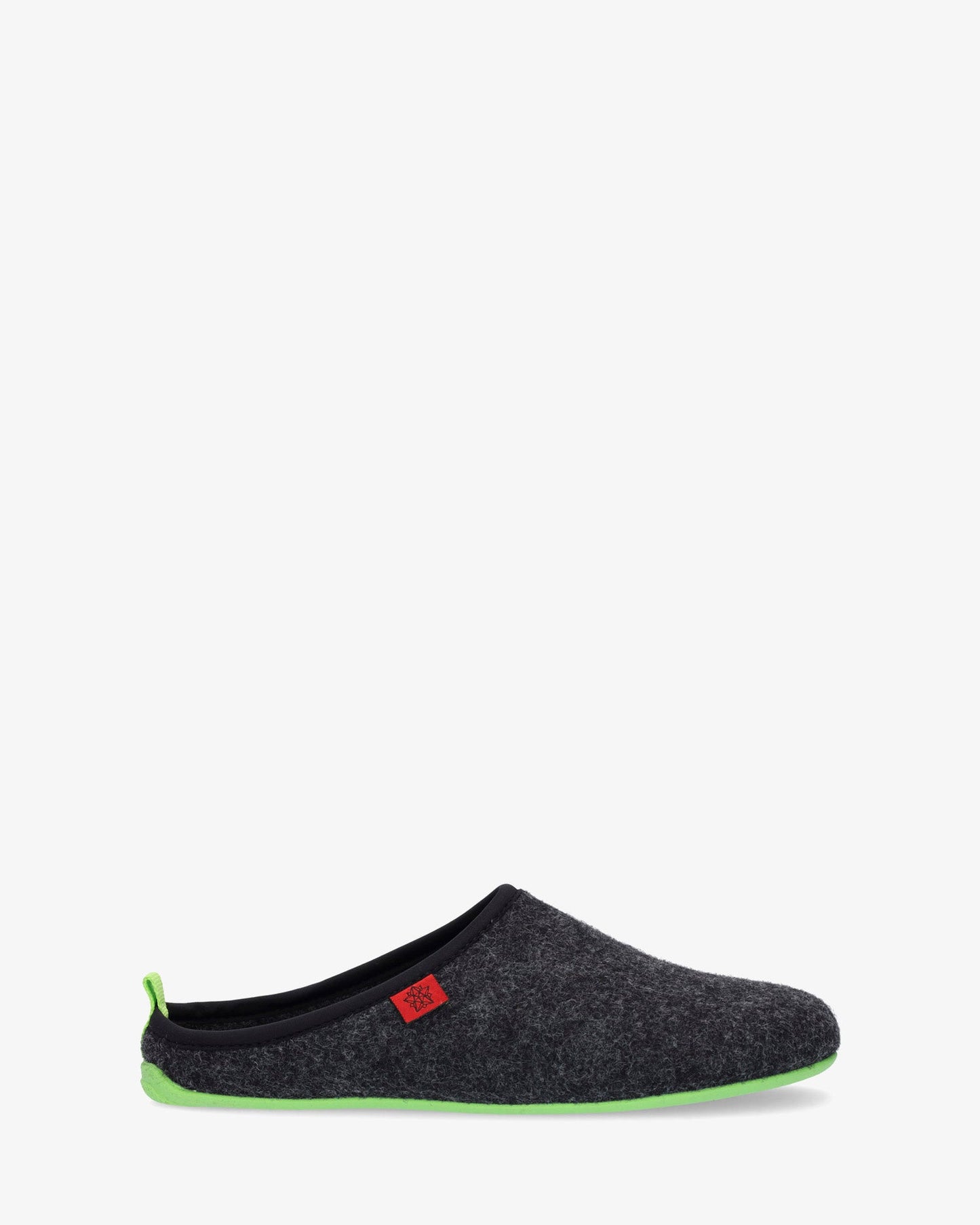 Zapatillas unisex en tejido fieltro negro