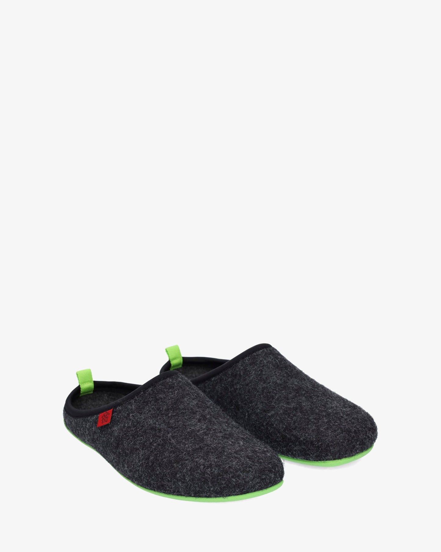 Zapatillas unisex en tejido fieltro negro