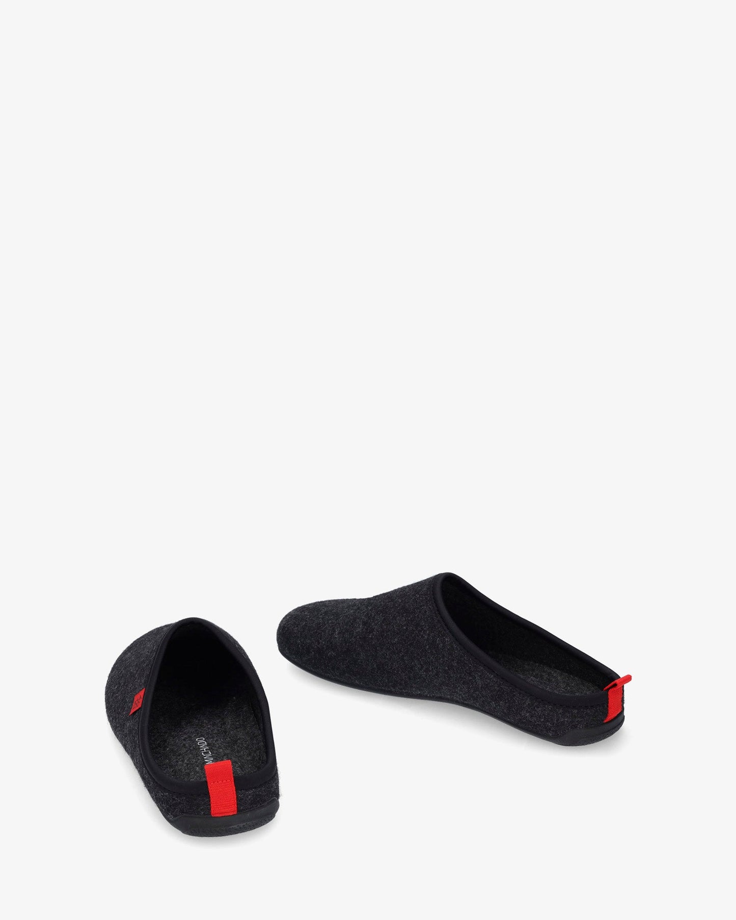 Zapatillas unisex en tejido fieltro negro