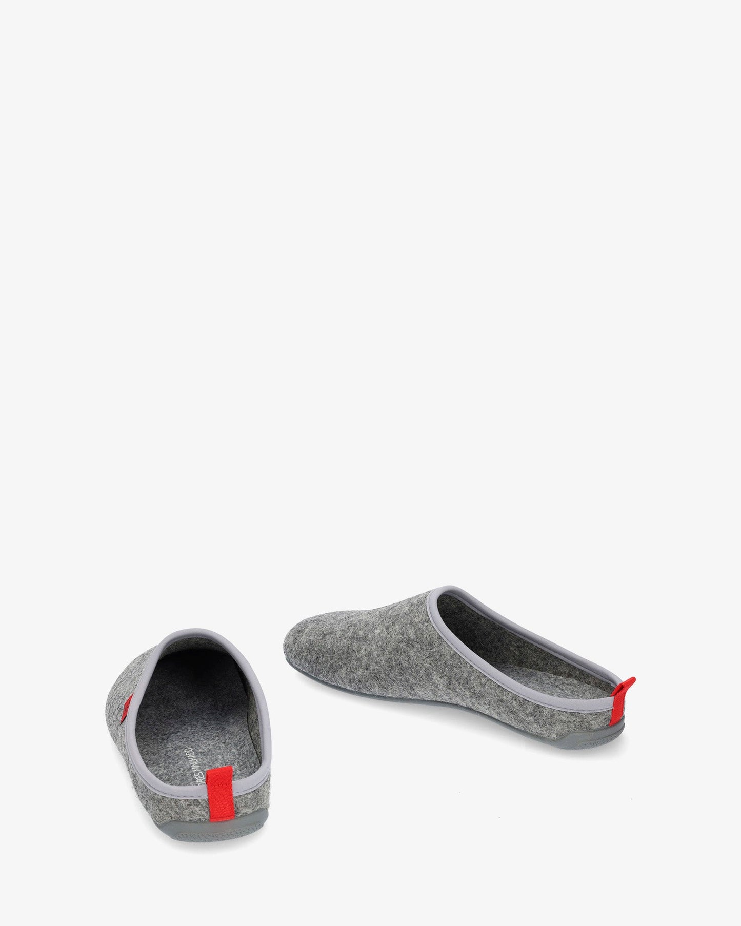 Zapatillas unisex en tejido fieltro gris