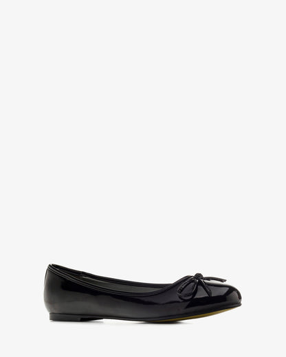 Bailarina clasic de charol negro