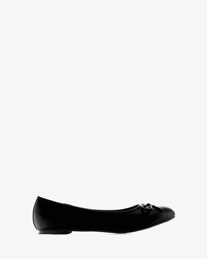 Classic soft black ballerina flats