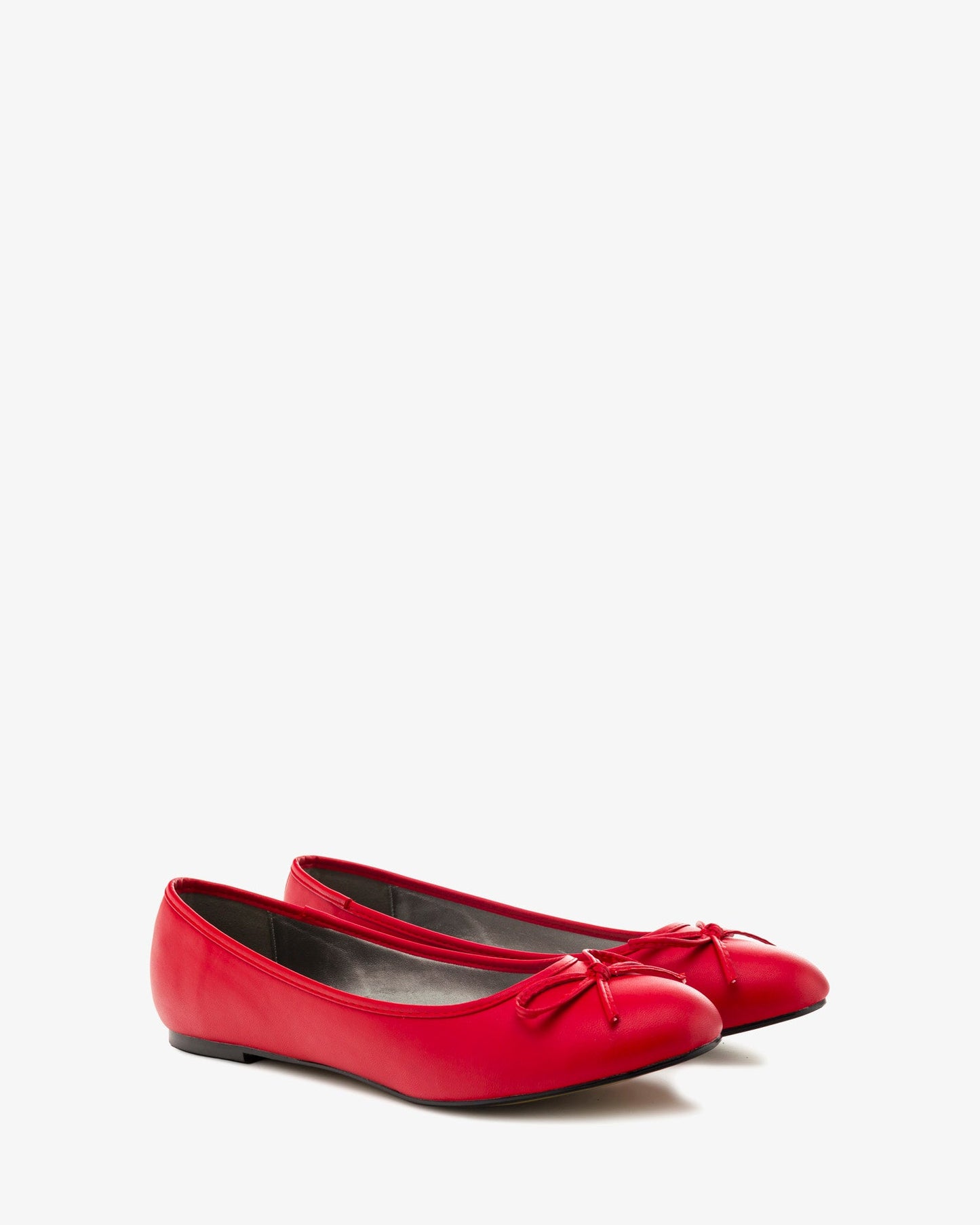 Classic soft red ballerina flats