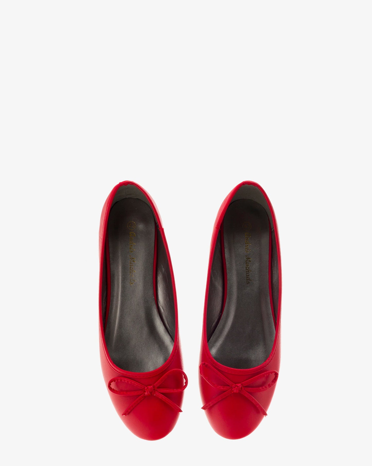 Classic soft red ballerina flats